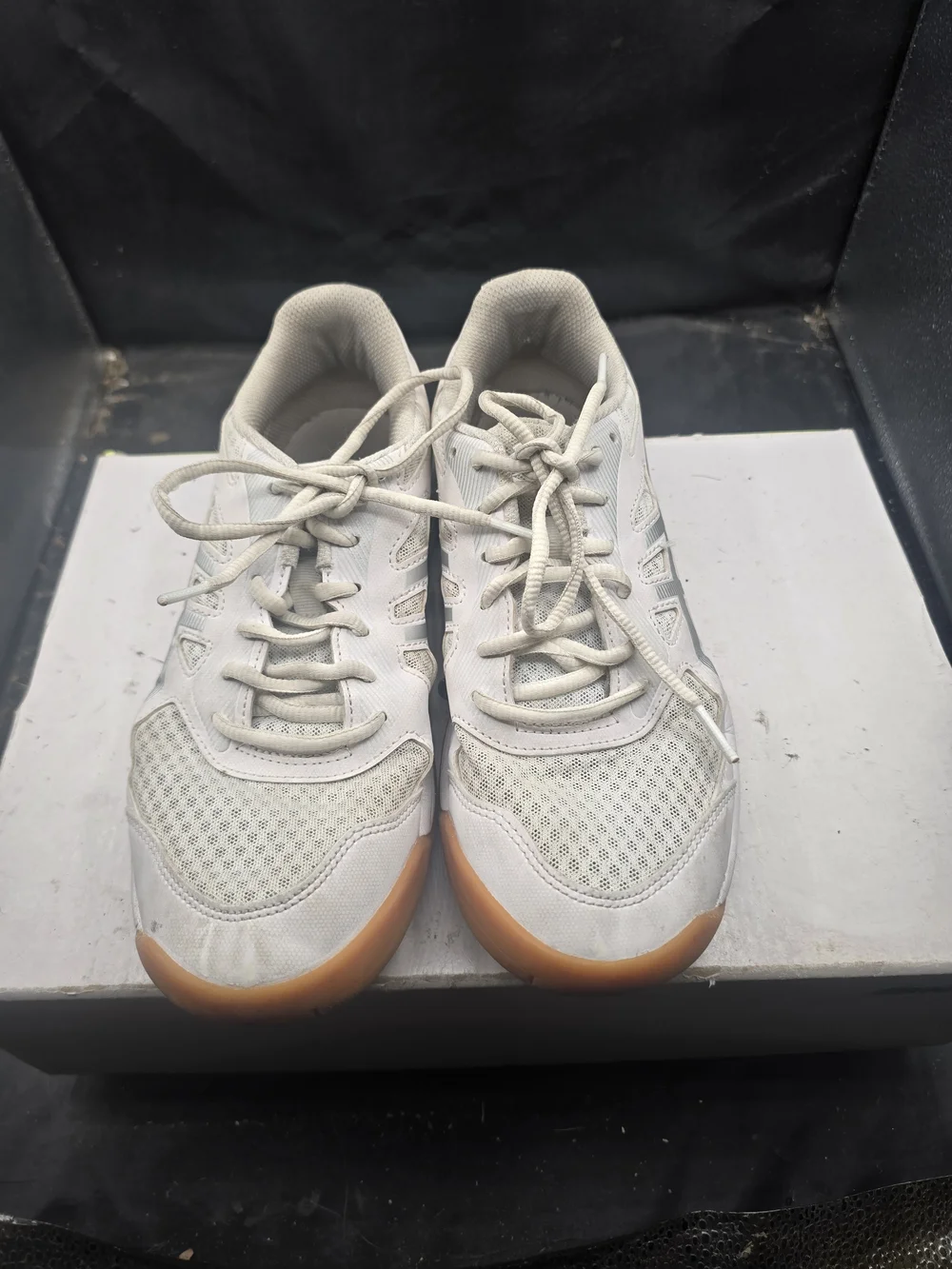 Asics‎ White Athletic Shoes with Gum Soles